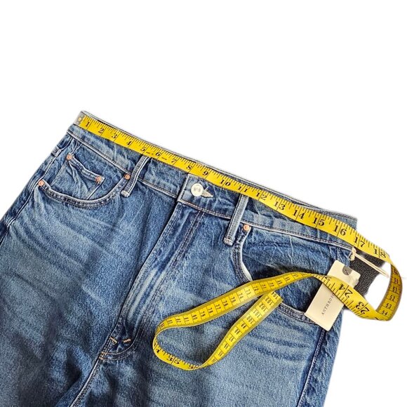 MOTHER Superior The Scooter Ankle Jeans, I'm a Winner, Mini Flare, High Rise 32 - Picture 7 of 11